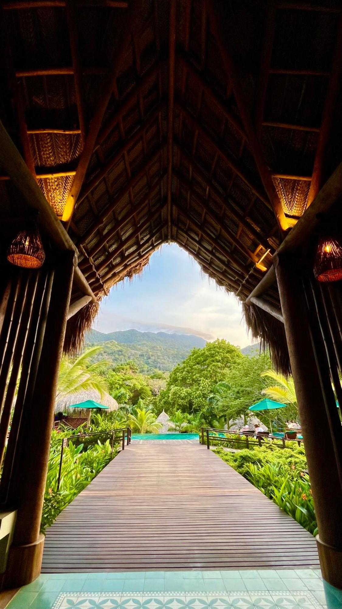 Senda Watapuy Hotel El Zaino Bagian luar foto View from the restaurant